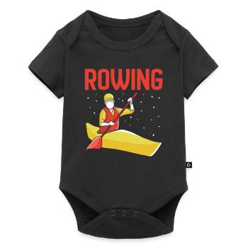 Aviron Aviron Aviron Aviron Bateau Aviron - Body à manches courtes Premium Bébé - noir - Devant