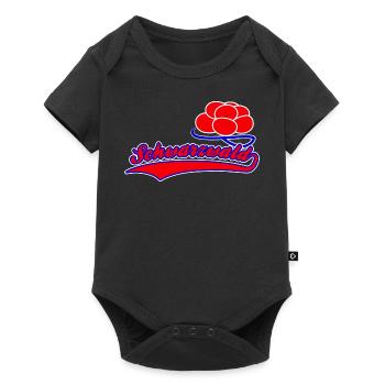 Schwarzwald Bollenhut Schwarzwälder - Baby Premium Kurzarmbody - Schwarz - Vorne