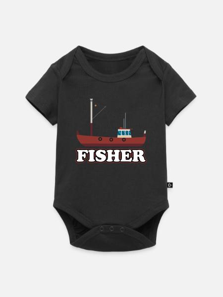Fischer - Baby Premium Kurzarmbody - Schwarz