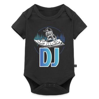 Electronic Visualizer Turntables Cool DJ - Baby Premium short-sleeve bodysuit - black - Front