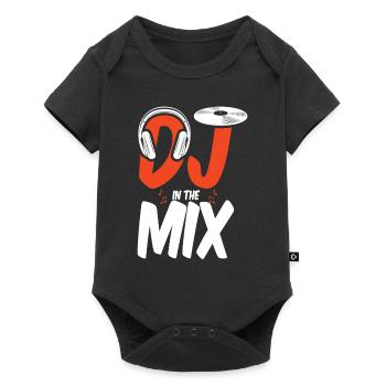 DJ In The Mix - Baby Premium short-sleeve bodysuit - black - Front