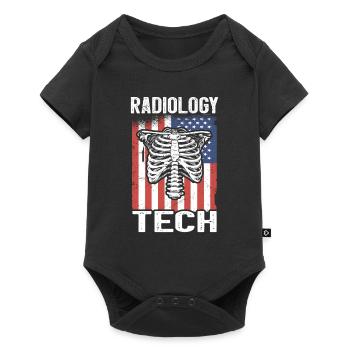 Radiology Tech Radiology Technician 4th Of July - Baby Premium short-sleeve bodysuit - black - Front