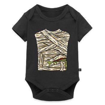 Mummy Costume Halloween - Baby Premium short-sleeve bodysuit - black - Front