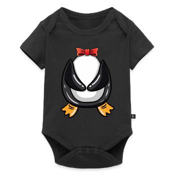 Penguin Costume Halloween - Baby Premium short-sleeve bodysuit - black - Front