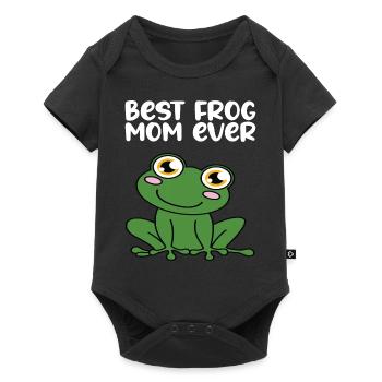 Best Frog Mama Ever - Baby Premium short-sleeve bodysuit - black - Front