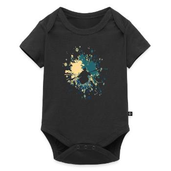 Kayak Sport Frond Color Splash - Baby Premium short-sleeve bodysuit - black - Front