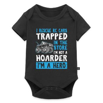 I Rescue RC Cars Trapped In The Store Remote Contr - Baby Premium short-sleeve bodysuit - black - Front