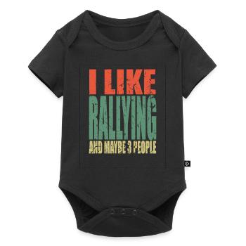 Rally saying funny - Baby Premium short-sleeve bodysuit - black - Front