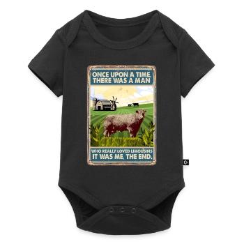 Cow Loved Limousins - Baby Premium short-sleeve bodysuit - black - Front