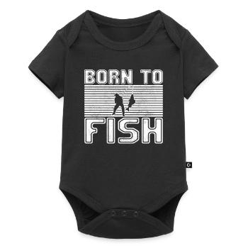 Pêche - Body à manches courtes Premium Bébé - noir - Devant