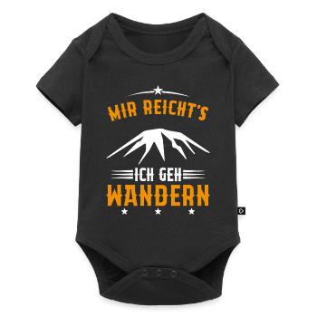 Assez je Vais Randonnée Cadeau montagnes vintage - Body à manches courtes Premium Bébé - noir - Devant