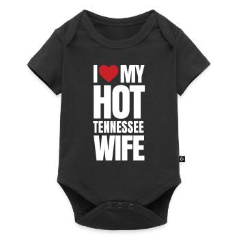 Cadeau de femme du Tennessee - Body à manches courtes Premium Bébé - noir - Devant