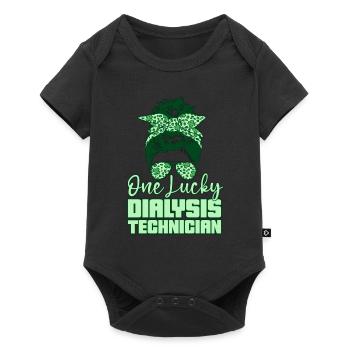 Technicien en dialyse Néphrologie Dialyse Cadeau - Body à manches courtes Premium Bébé - noir - Devant