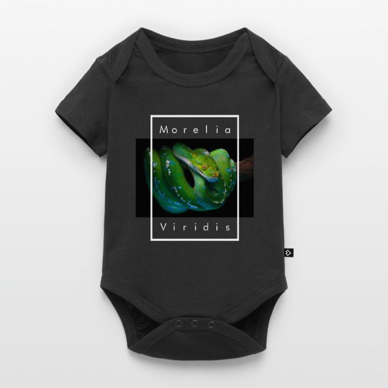 Morelia Viridis Grüner Baum Python Schlangenhalter Baby Premium Kurzarmbody