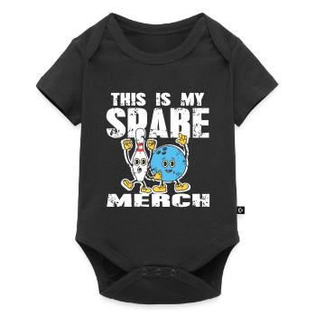 C’est mon merch de bowling de rechange Drôle Vintage - Body à manches courtes Premium Bébé - noir - Devant