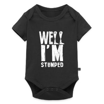 Well I'm Stumped Amputation Amputee Prosthetic Leg - Baby Premium short-sleeve bodysuit - black - Front