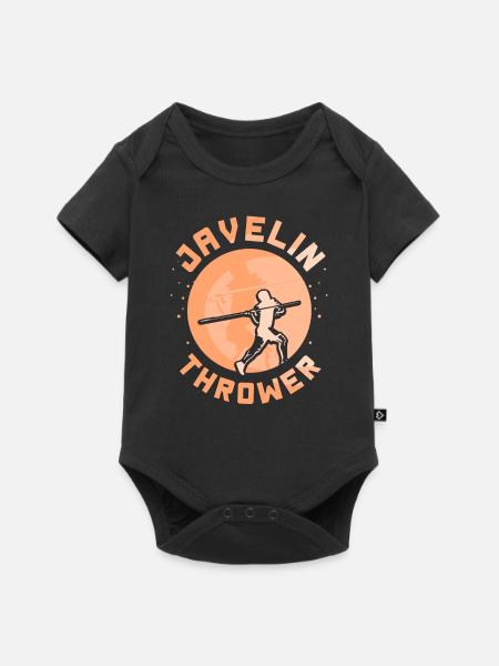 Speerwerfer Speerwurf Speerwerfen Speer - Baby Premium Kurzarmbody - Schwarz