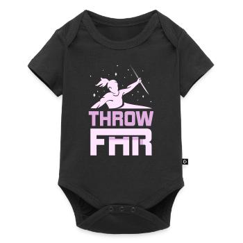 Werf Weit Lancer de javelot Lancer de javelot Lancer de javelot Lancer de javelot - Body à manches courtes Premium Bébé - noir - Devant