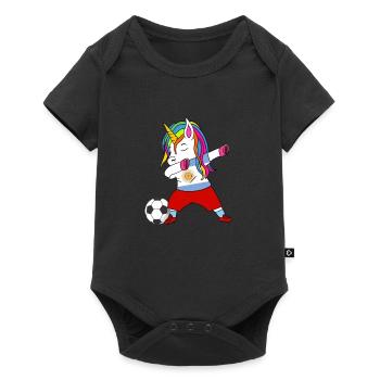 Argentine Football Dabbing Cadeau - Body à manches courtes Premium Bébé - noir - Devant