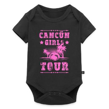 Tournée des filles de Cancun - Body à manches courtes Premium Bébé - noir - Devant