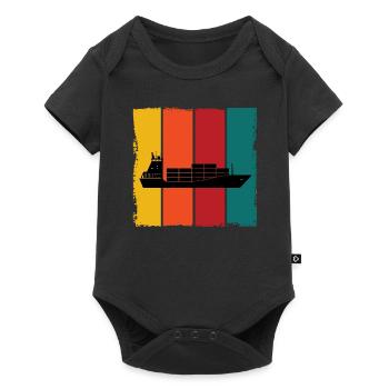 Navire nourricier - Body à manches courtes Premium Bébé - noir - Devant