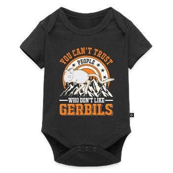 Gerbil Gift Racing Rat Germesau - Baby Premium short-sleeve bodysuit - black - Front
