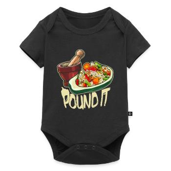 Pound It Green Asia Thaïlande Nourriture Papaye Cuisine - Body à manches courtes Premium Bébé - noir - Devant