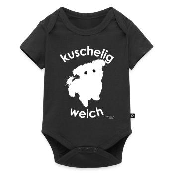 Havaneser Hund - Baby Premium Kurzarmbody - Schwarz - Vorne