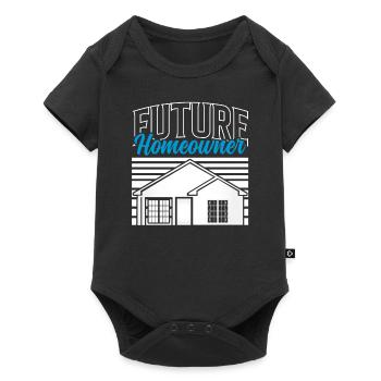 Future Homeowner Homeowner Landlord - Baby Premium short-sleeve bodysuit - black - Front