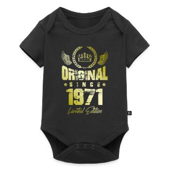1971 limited edition - Baby Premium short-sleeve bodysuit - black - Front