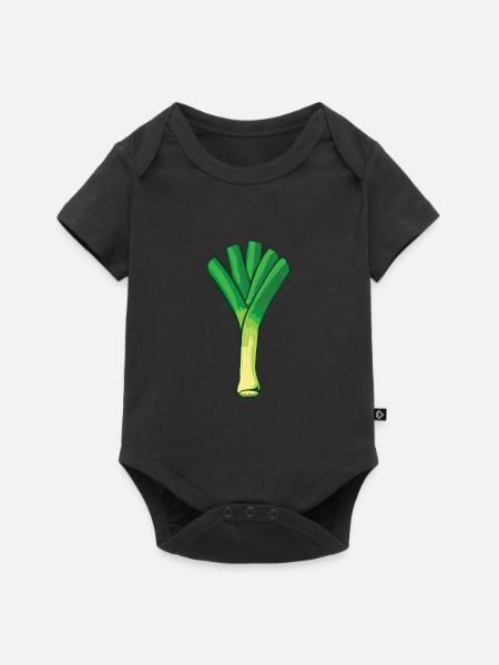Lauch - Baby Premium Kurzarmbody - Schwarz