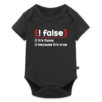 Programmierer Programmierung Software Coding Encoder - Baby Premium Kurzarmbody - Schwarz - Vorne