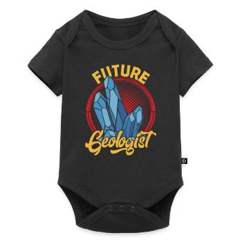 Future Geologist Profession Geology Geology Student - Baby Premium short-sleeve bodysuit - black - Front