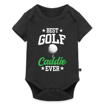 Best Golf Caddie Ever Golfer Golfer Golfing - Baby Premium short-sleeve bodysuit - black - Front