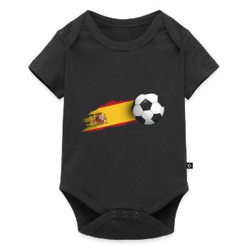 Spain football gift - Baby Premium short-sleeve bodysuit - black - Front