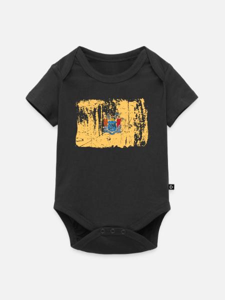 New jersey stolz geschenk - Baby Premium Kurzarmbody - Schwarz