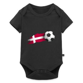 Denmark Football Gift - Baby Premium short-sleeve bodysuit - black - Front