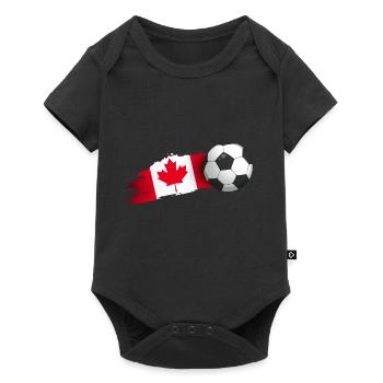 Cadeau Canada Football - Body à manches courtes Premium Bébé - noir - Devant