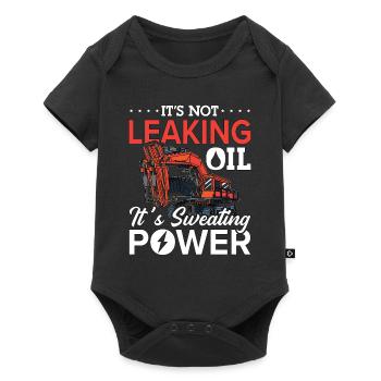 Excavator driver Excavator Construction worker Excavators Gift - Baby Premium short-sleeve bodysuit - black - Front
