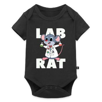 Laboratory Laboratory Technician Lab Rat Science Gift - Baby Premium short-sleeve bodysuit - black - Front