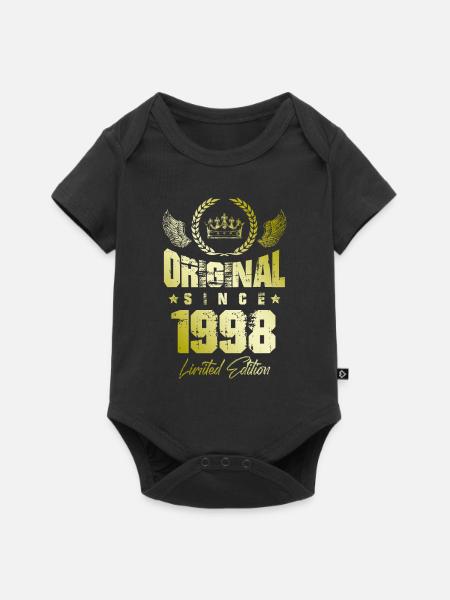 1998 limited edition - Baby Premium Kurzarmbody - Schwarz