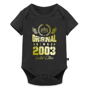 2003 limited edition - Baby Premium Kurzarmbody - Schwarz - Vorne