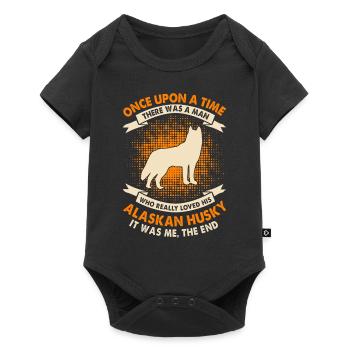 Il était une fois - Alaskan Husky - Body à manches courtes Premium Bébé - noir - Devant