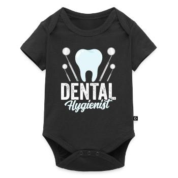 Dental Hygienist Team Dental Hygiene Dentist - Baby Premium short-sleeve bodysuit - black - Front