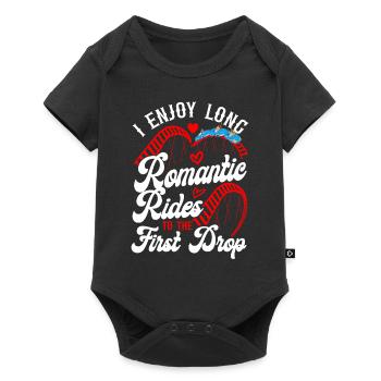 montagnes russes que j’apprécie longtemps - Body à manches courtes Premium Bébé - noir - Devant