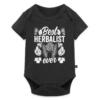Best Herbal Specialist of All Time Herbs - Baby Premium short-sleeve bodysuit - black - Front