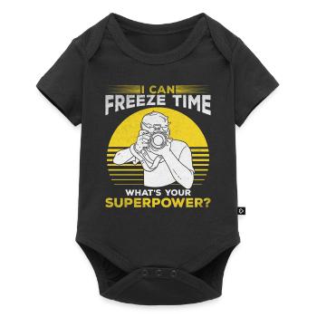 Je peux geler le temps Qu’est-ce que c’est que votre - Body à manches courtes Premium Bébé - noir - Devant