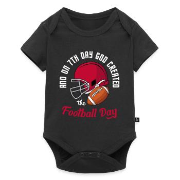 Joueur de football américain Sports American Football - Body à manches courtes Premium Bébé - noir - Devant