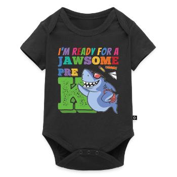 Happy First Day School Pre K Cadeau génial - Body à manches courtes Premium Bébé - noir - Devant