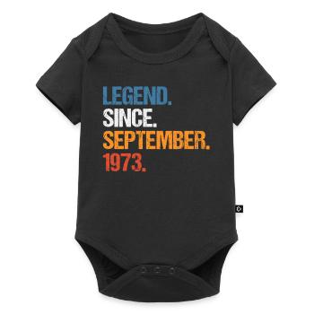 Legend Since September 1973 Birthday - Baby Premium short-sleeve bodysuit - black - Front